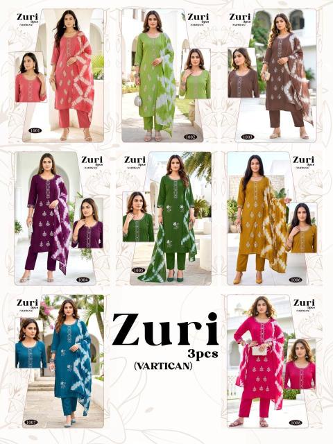 Desi kudi zuri 3pcs surat kurti wholesale market